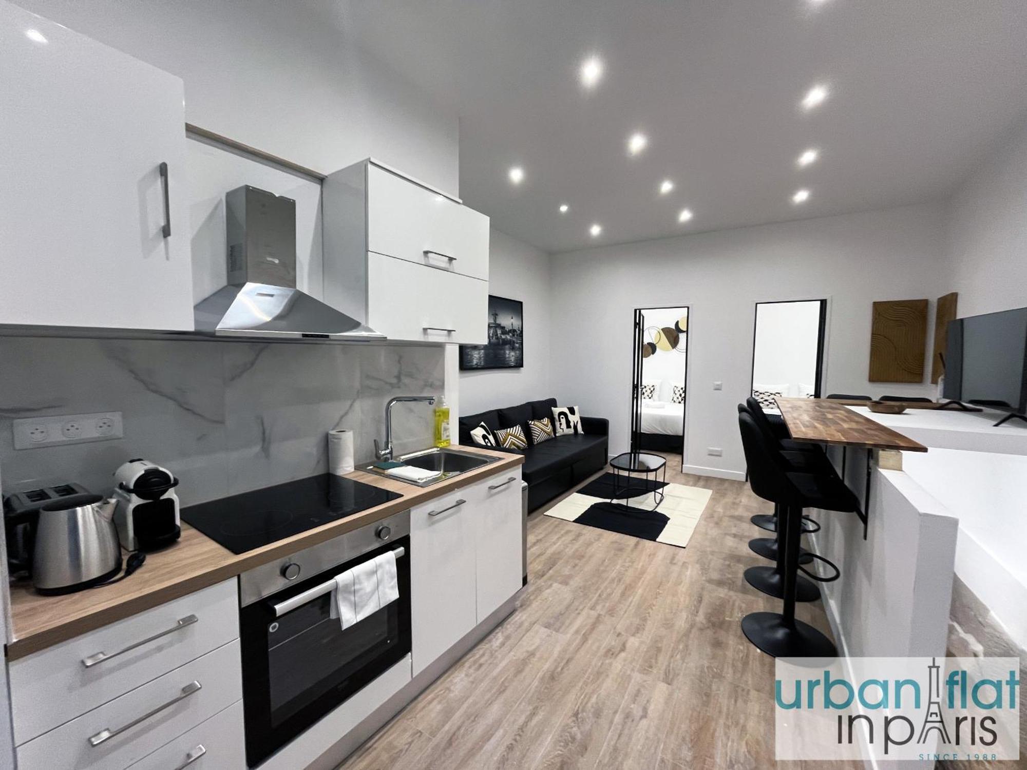 Urban Flat 01 - Charming 2 Bedroom Flat In Montorgueil Paris Luaran gambar